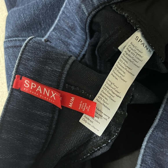 Spanx Women’s Medium (28x27) Jeggings Jean-ish Stretch Pull‎ On Skinny Leg - Picture 6 of 8
